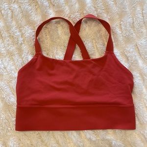 Athleta Warrior Long Line Bra M (D-DD)